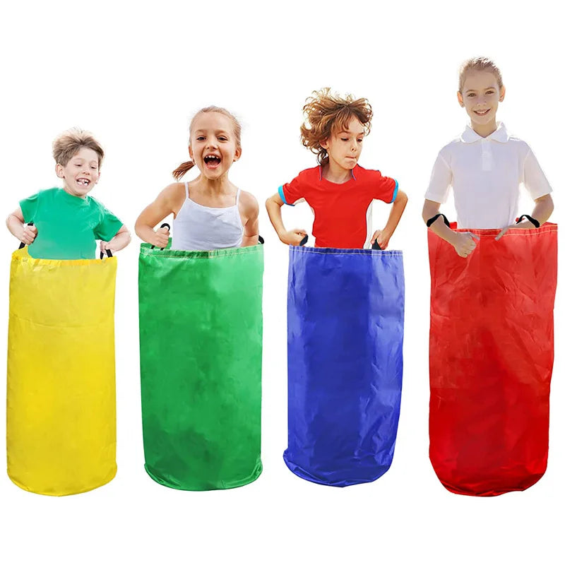 Hüpfino Hüpfsack für Kinder | Outdoor-Geschicklichkeitsspiel | Robuster Springsack für Garten, Geburtstag & Familienfeste