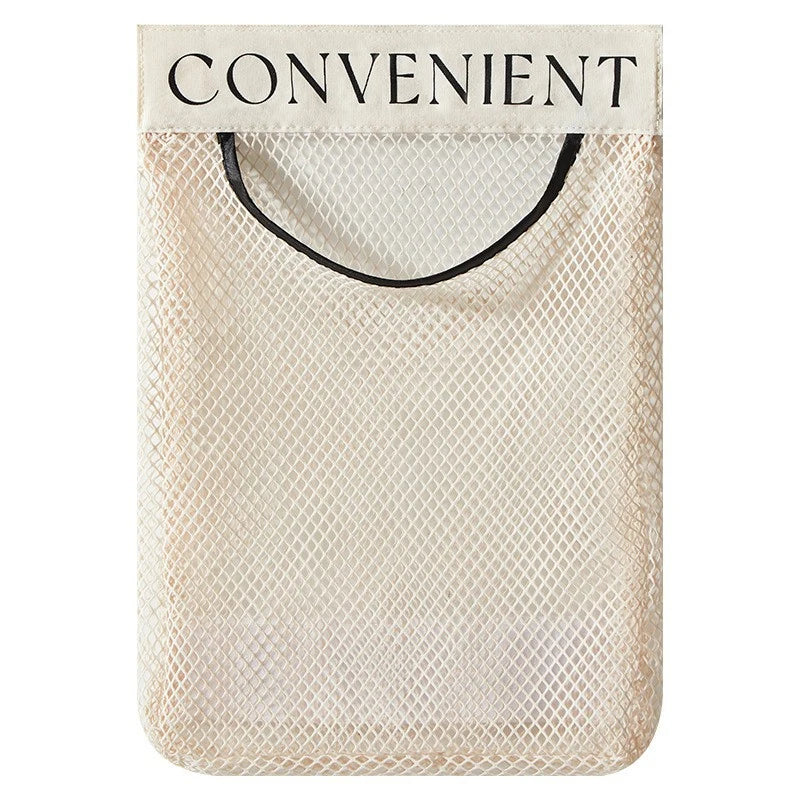 BagNest Aufbewahrungsnetz | Wandmontierter Taschenorganizer | Platzsparender Beutelspender | Für Einkaufstüten & Haushaltsartikel