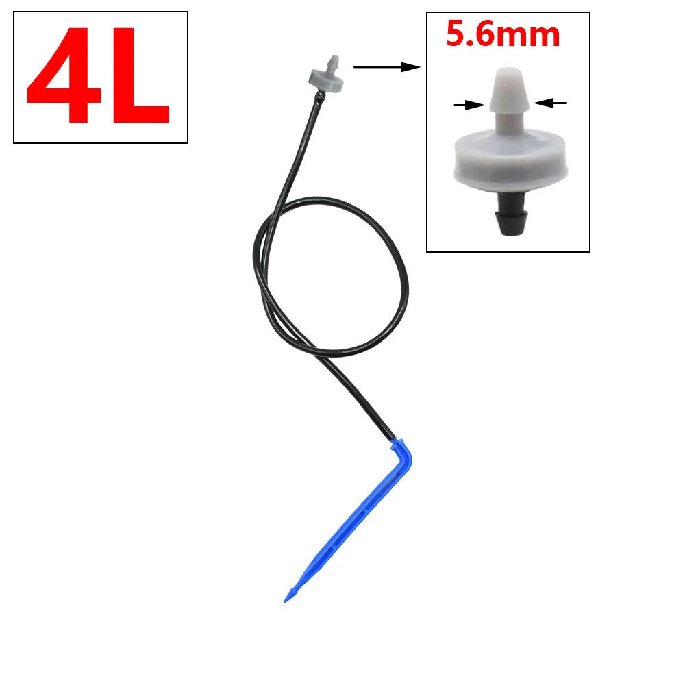 AquaVireo Tropfbewässerung Dripper 2L–8L/H | 1/2/4-Wege Verteiler | 0.3 / 0.5 cm Anschluss