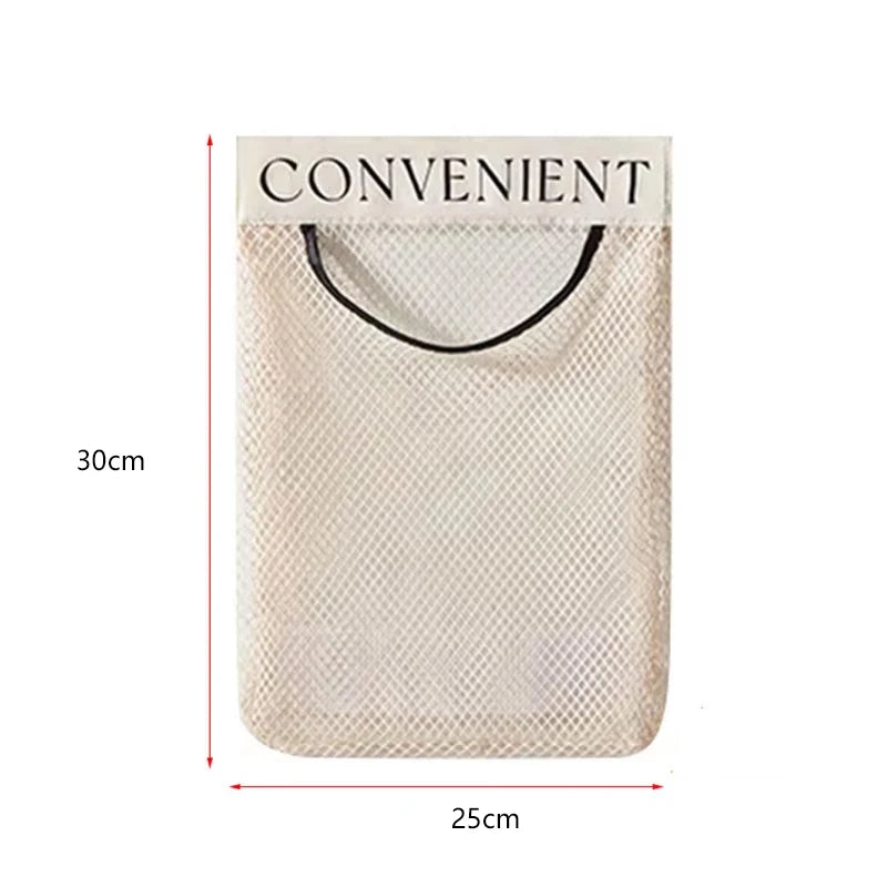 BagNest Aufbewahrungsnetz | Wandmontierter Taschenorganizer | Platzsparender Beutelspender | Für Einkaufstüten & Haushaltsartikel