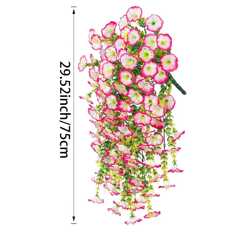 BlütenZauber Künstliche Winden-Girlande | 75 cm | Wand- & Outdoor-Deko | Hochzeit & Garten