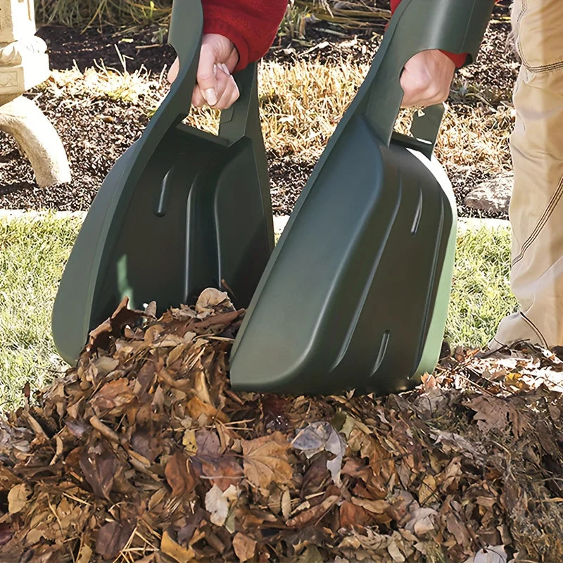 GartenKlaue Laubgreifer Garten Set | Ergonomische Laubschaufeln für Blätter & Erde | Gartenrechen Ersatz 34 × 10 × 50 cm