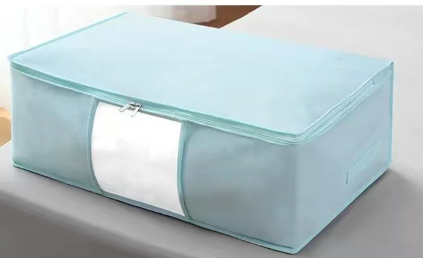 Foldable Dress Storage Bag | For Blankets, Pillows & Clothes | SoftStow Non-Woven Fabric Organizer