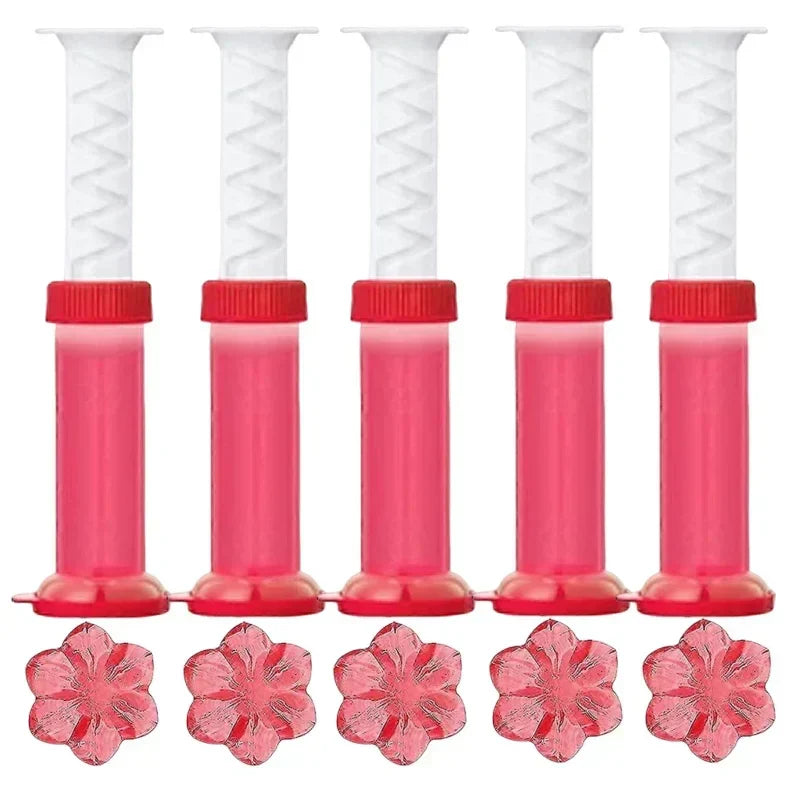 BloomFresh Toilet Gel Flowers | Scented Gel for Toilet & Urinal | Cleansing, Antibacterial & Decorative | 12 Blossoms per Stick