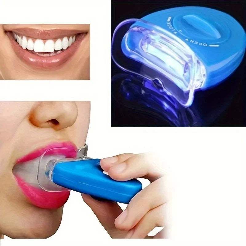 BrightSmile | LED Zahnaufhellungslampe | Blaulicht-Zahnbleaching mit LED-Technologie für Strahlend Weiße Zähne