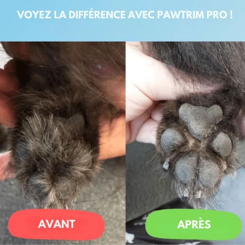 PawTrim Calm | Leiser Pfotentrimmer für Hunde & Katzen | LED-Licht | Keramikklingen | USB-Wiederaufladbar