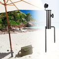 Adjustable Umbrella Stand Stabello | For Ø 2.8–3.2 cm Umbrella Poles | Non-Slip & Portable | Robust Steel Construction