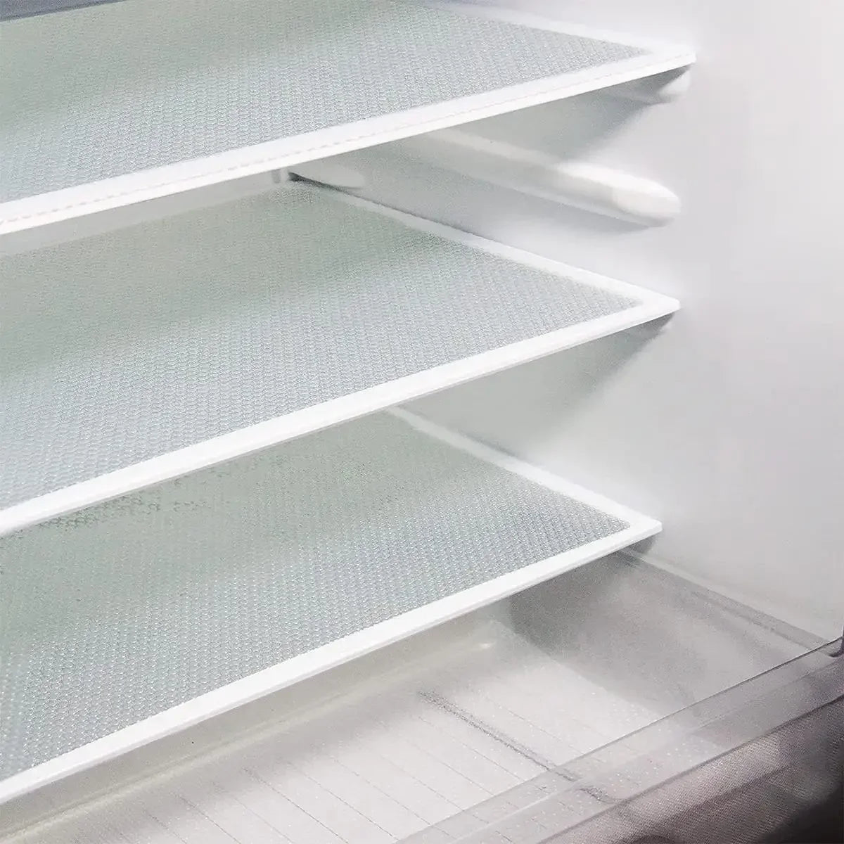 FridgeGuard Set of 4 Refrigerator Mats | EVA Material | Washable, Mold-Resistant & Anti-Oil | For Refrigerator, Drawers & Shelves