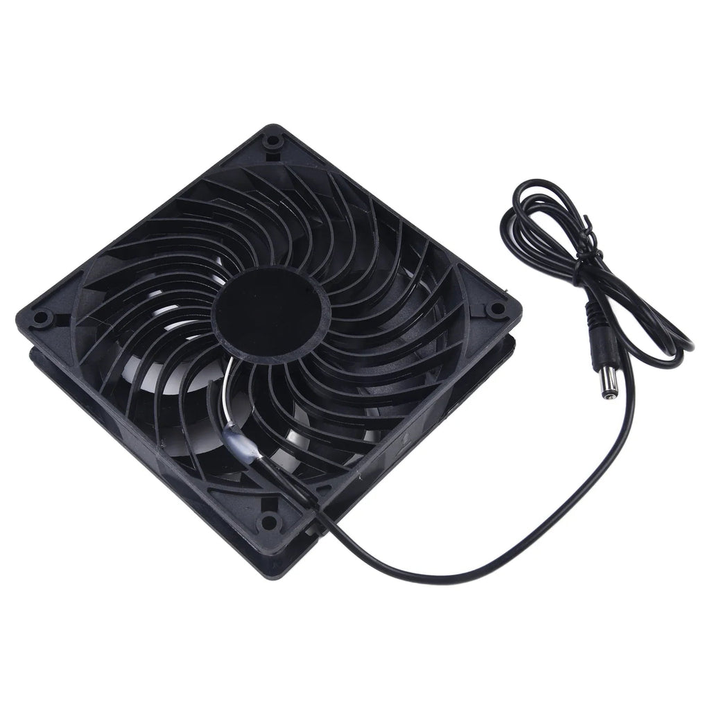 AirSol Duo Ventilation System | Solar-Powered Dual Exhaust Fans | 10W | For Greenhouses, Animal Stalls & Outdoor Applications