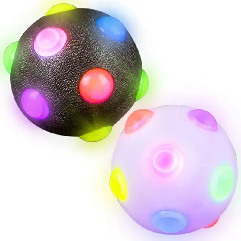 Dog Toy GlowPaw Ball | LED Light Ball | Elastic & Bite-Resistant | For Dogs, Cats & Children