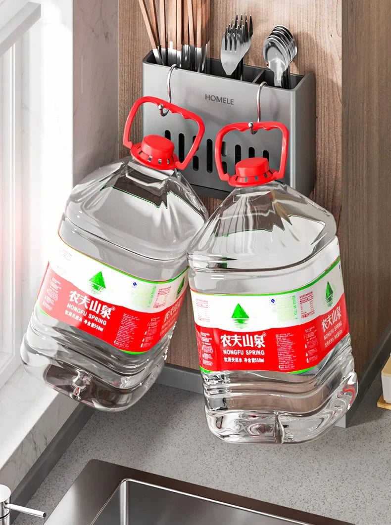 Cleanoro Cutlery Holder | Wall & Stand Mounting | With Drip Function | For Kitchen & Dining Area