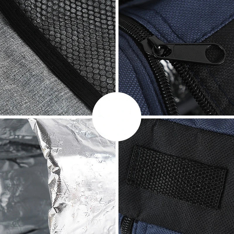 Cooltiva Insulated Bottle Bag 10×10×29 cm | Portable Cooler Bag Made of Oxford Fabric | For Travel, Sports & Outdoor