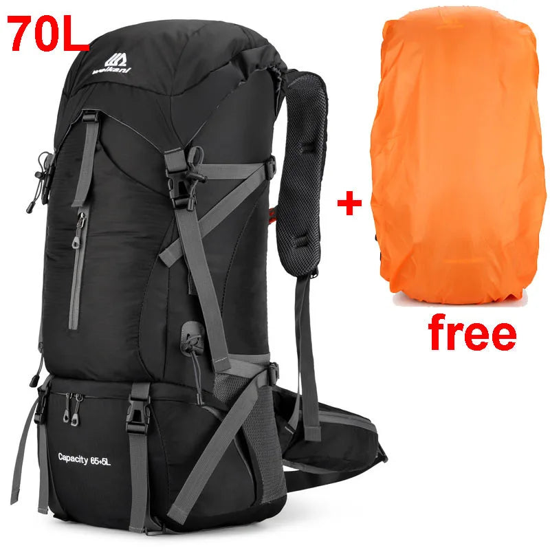 Alpivento 70L Trekking Backpack | Waterproof Camping Backpack with Rain Cover | Large Outdoor Backpack for Hiking, Mountaineering & Travel Brand Name: