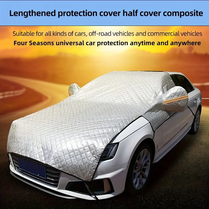 FrostShield Max | Car Windshield Cover | Wind & Frost Protection | Sunshade & Ice Protection in One | All-Season Cover