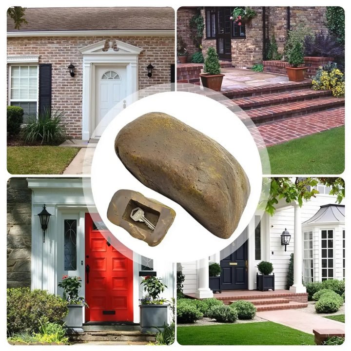 Hiding Stone SafeRock Secure | Hiding Place for Keys & Cash | Weatherproof & Realistically Deceptive | For Garden & Outdoor Use