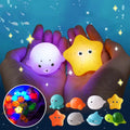 Glowing Bath Friends AquaLumi | Interactive Bath Toy for Ages 3 and Up | With Light & Color Effects