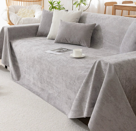 HomeGuard Sofa Cover | Waterproof & Scratch-Resistant | Dust Protection & All-Round Throw | For Sofa, Bed & Living Area