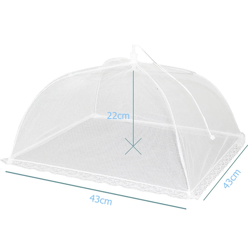 FrischNetz Foldable Food Cover | Reusable & Breathable | Insect Net for Outdoors & Kitchen | Lightweight & Space-Saving
