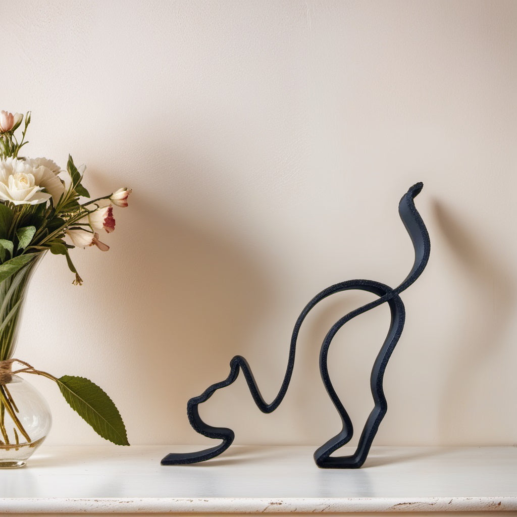 Artipaws Abstract Dog Sculpture | Modern Design | High-Quality Art Figurine | For Shelf & Table