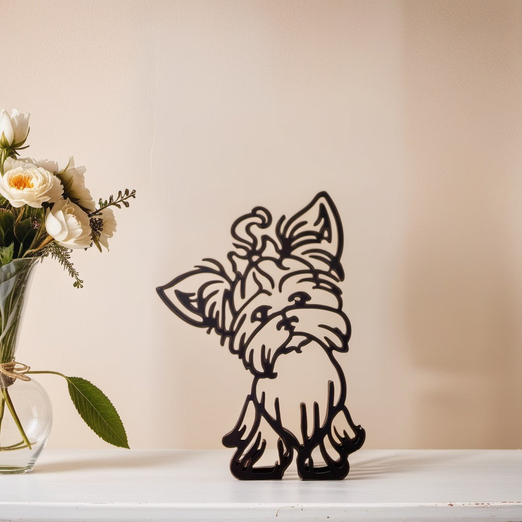 Artipaws Abstract Dog Sculpture | Modern Design | High-Quality Art Figurine | For Shelf & Table