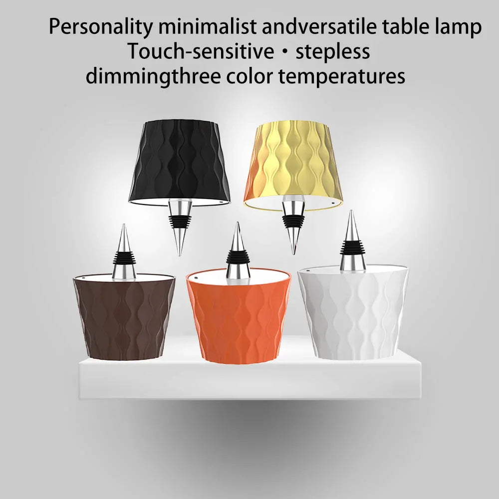 Bottle Lamp VinoGlow | 3-Color Touch Control | USB Rechargeable | IP54 Waterproof