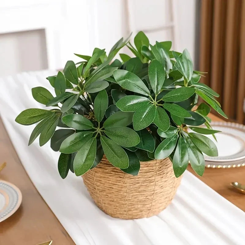 Artificial Plant EverLeaf 33 | 33 cm | With Stem & Leaves | Easy Care Decoration for Home & Office