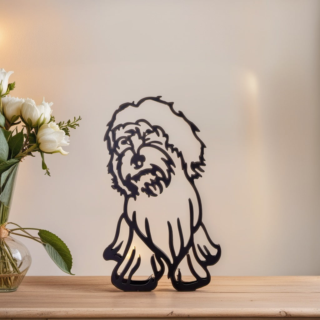 Artipaws Abstract Dog Sculpture | Modern Design | High-Quality Art Figurine | For Shelf & Table