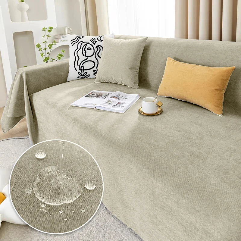 HomeGuard Sofa Cover | Waterproof & Scratch-Resistant | Dust Protection & All-Round Throw | For Sofa, Bed & Living Area
