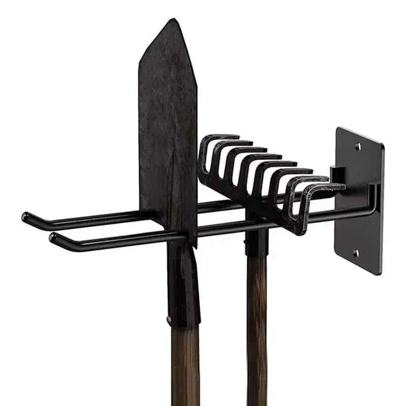 Fixorado Wall Mount for Garden Tools | Sturdy Steel Tool Hanger | Space-Saving Organizer for Garage, Basement & Workshop