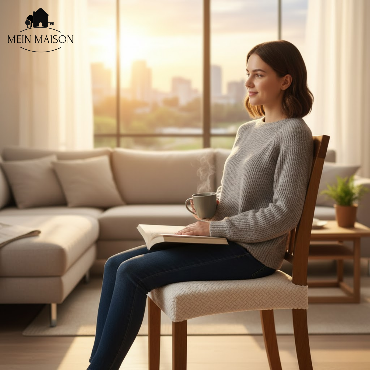 2+2 FREE | SilqueShield – Stylish Chair Cover for Your Furniture!
