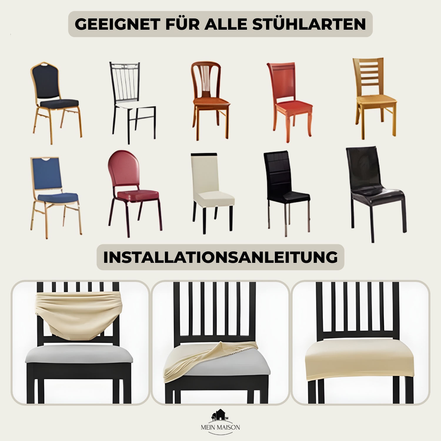 2+2 FREE | SilqueShield – Stylish Chair Protection for Your Furniture!