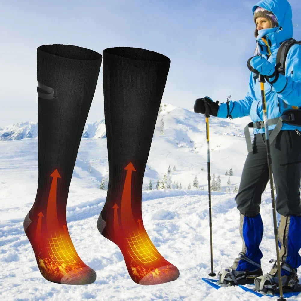 Heated Socks Thermavolt | 3 Heat Settings | With Power Bank | Winter Thermal Socks Unisex for Outdoor & Travel