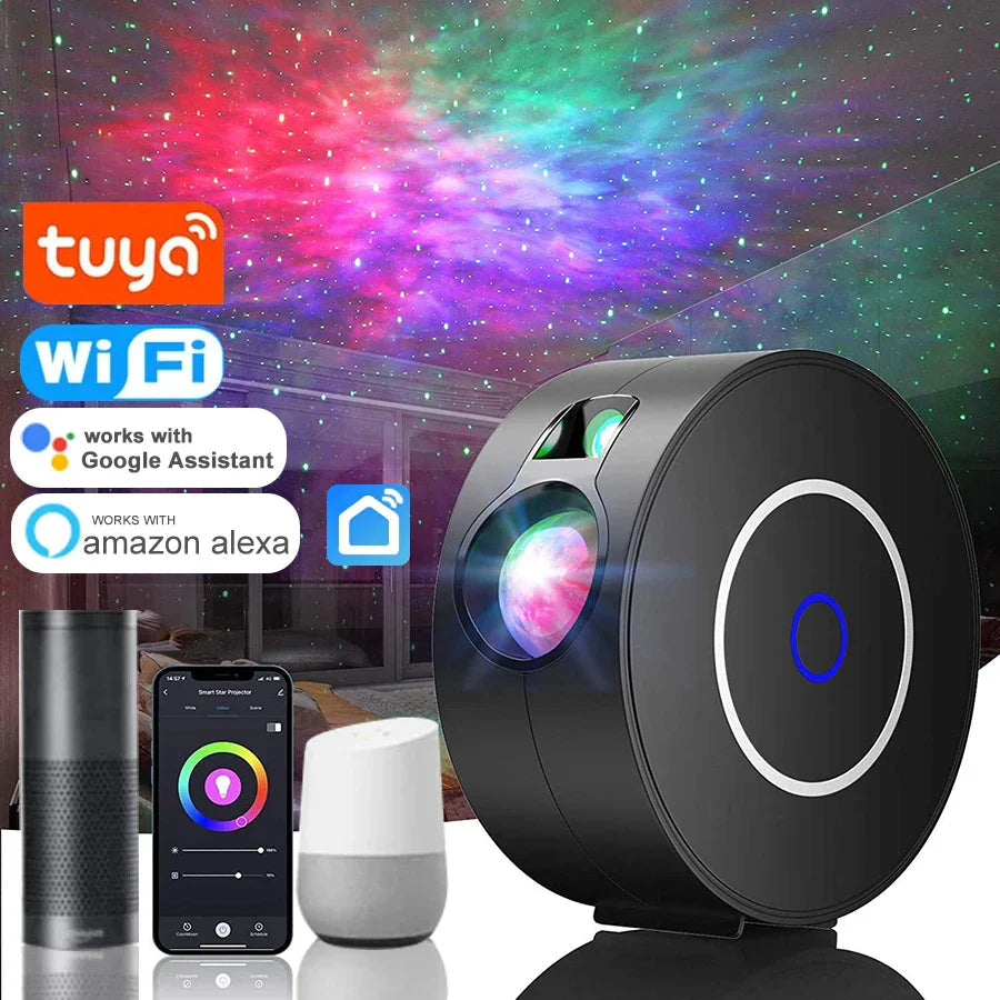 Galaxy Projector LumoSky Pro | Smart App & Voice Control | 16 Million Colors | Star & Nebula Projection