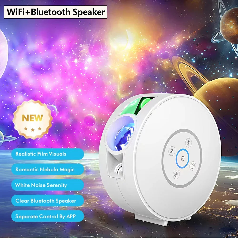 Galaxy Projector LumoSky Pro | Smart App & Voice Control | 16 Million Colors | Star & Nebula Projection