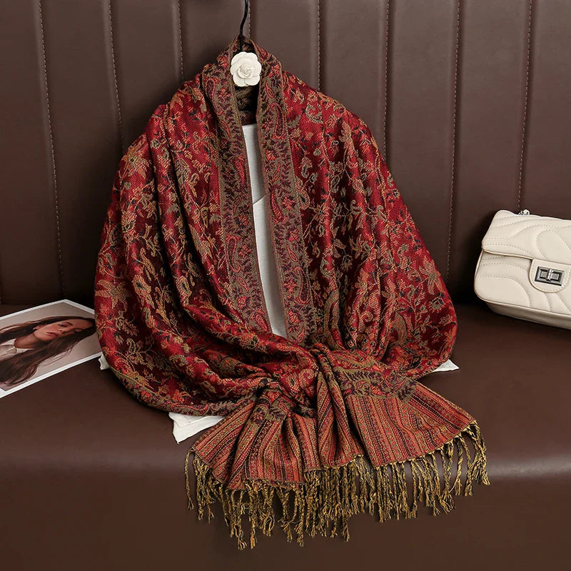 Élégancea | Women's Scarf | Cashmere Feel | 70 × 190 cm | Luxury Print & Warm