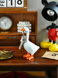 Decorative Figure GooseMag | Magnetic Goose Key Holder | Resin Sculpture & Organization Aid