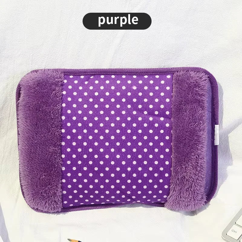Electric Hot Water Bottle HeatDot 500 | 500W Fast Heating with EU Plug | Rechargeable Hand Warmer with Double Pouch | Safe Heat Source for Winter & Office
