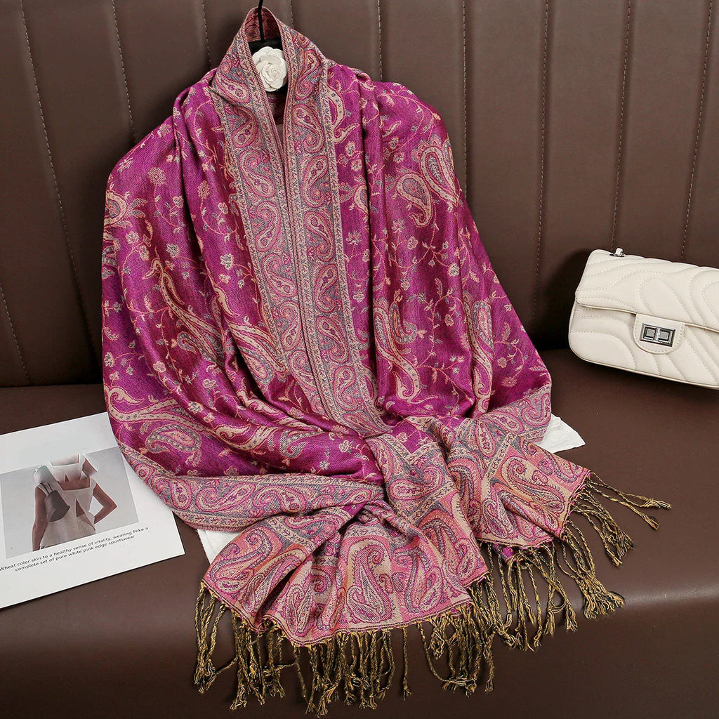 Élégancea | Women's Scarf | Cashmere Feel | 70 × 190 cm | Luxury Print & Warm