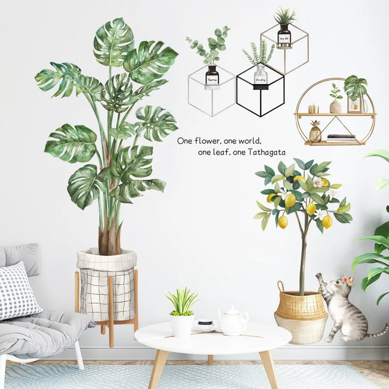 DecoSilva NordicTree Wall Sticker Large Nordic Tree | Removable Wall Decals for Living Room & Bedroom