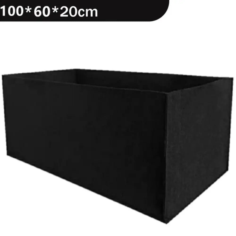 Florabrix Plant Bag | Rectangular Non-Woven Fabric Plant Sack | With Handles & Drainage | For Vegetables, Flowers & Herbs