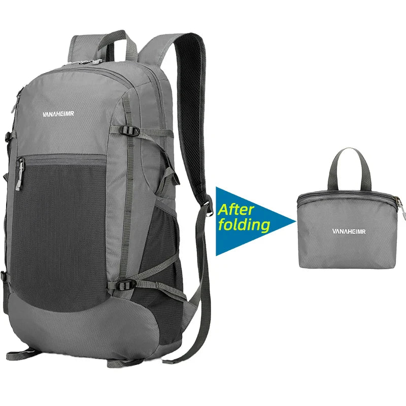 Foldable Backpack "Alpivio" | Ultralight & Compact | 18L Volume | 42x28x15 cm