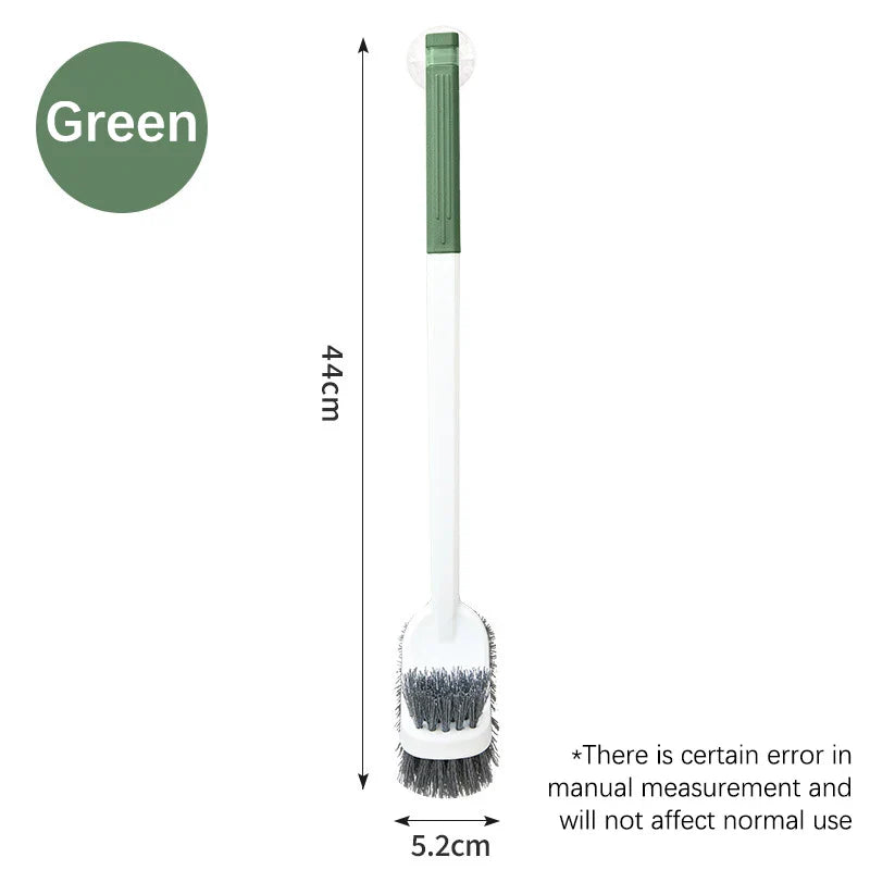 CleanTwin Toilet Brush | Double-Sided Toilet Brush with Long Handle | Deep Cleaning & Hygienic | Space-Saving Hanging Design
