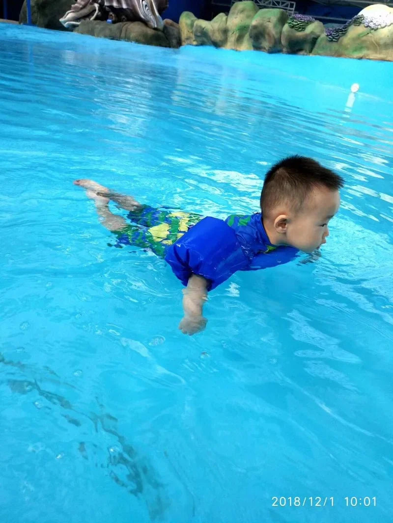 FLOTTY Kids Swim Aid | Swim Vest with Arm Wings | Adjustable Double Buckle | For Children up to 25 kg