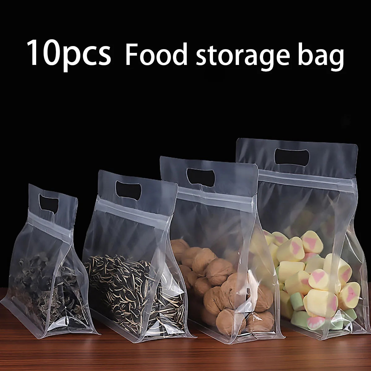 EcoPouch Storage Bags | Reusable & Leak-Proof | For Fruit, Vegetables, Snacks & More | Set of 10