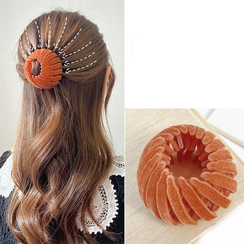 Elegantra Hair Clip | Effortless Bun in Seconds | Gentle & Versatile | For All Hair Types