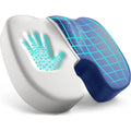 Ergonomic Seat Cushion | Memory Foam | Removable Cover | For Office, Study & Home