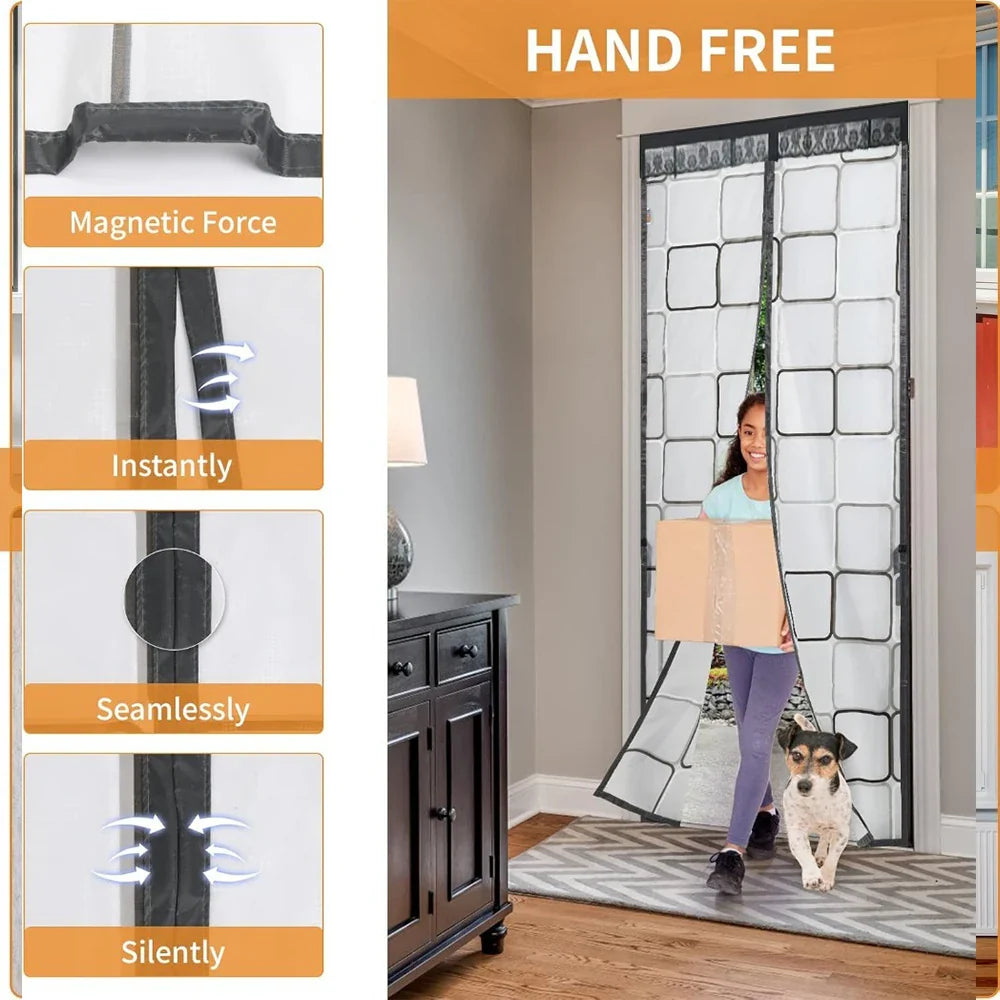 Climora | Thermal Door Curtain | Magnetic & Thermal Insulating | Protection Against Cold & Drafts | Ideal for Winter & Climate Rooms
