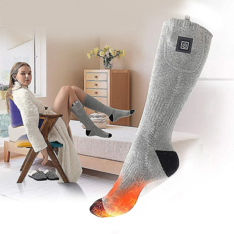 Heated Socks ThermoLuxe | Rechargeable | Adjustable Temperature | Up to 8 Hours Warmth