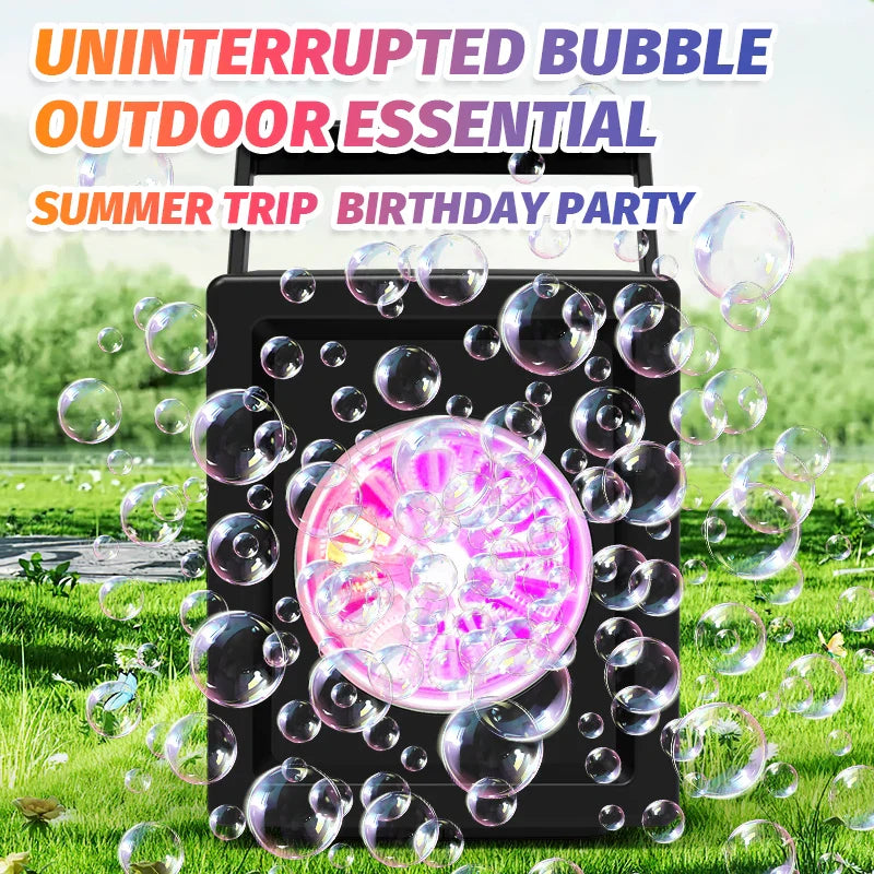 BubbleBlaze Pro | Stage Bubble Machine with 10 Nozzles | Spectacular Bubble Machine for Events, Shows & Parties