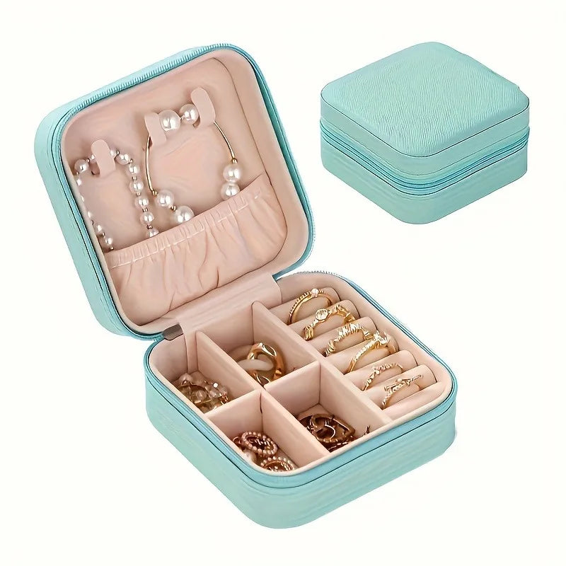 Jewelry Organizer VOYELIA | Travel Case for Jewelry | Compact & Stylish | PU Leather